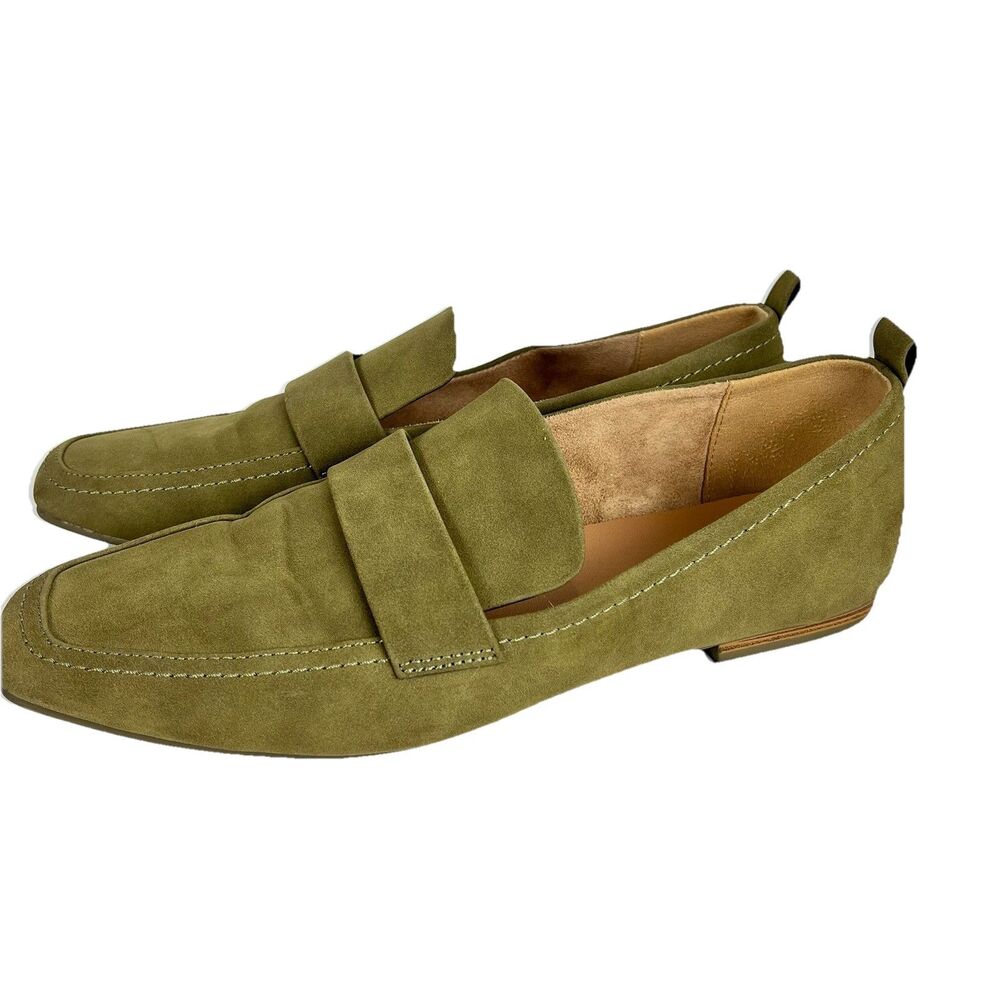 Cushionaire Gramercy Loafers Olive Green Slip On Women Size 11 - Picture 12 of 12